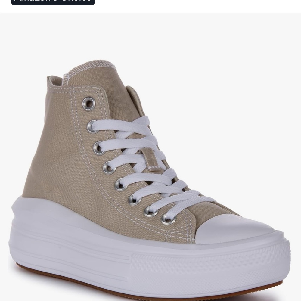 Converse Women’s Chuck Taylor Allstar Move Platform Sneakers - Tan